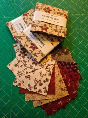 4 Moda Richmond Red 5" stacker charm packs